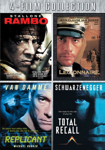 Four-Film Collection (Rambo / Legionnaire / Replicant / Total Recall)