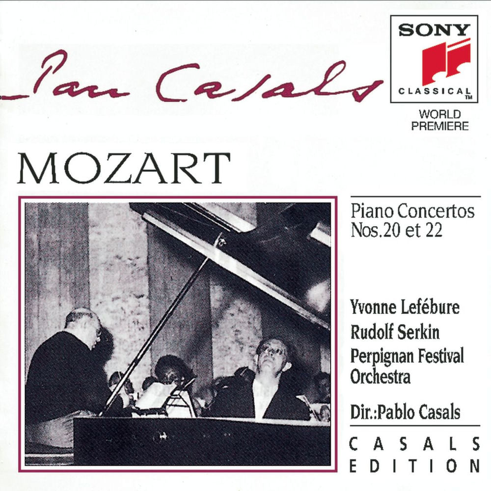 Mozart: Piano Concerto No. 20, K. 466 & Piano Concerto No. 22, K. 482 cover