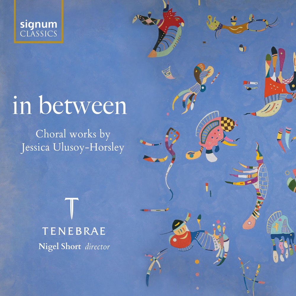 in between - Choral works by Jessica Ulusoy-horsley cover
