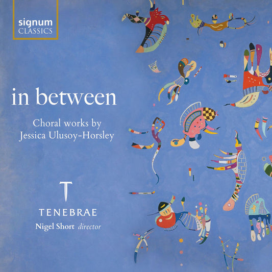 in between - Choral works by Jessica Ulusoy-horsley cover