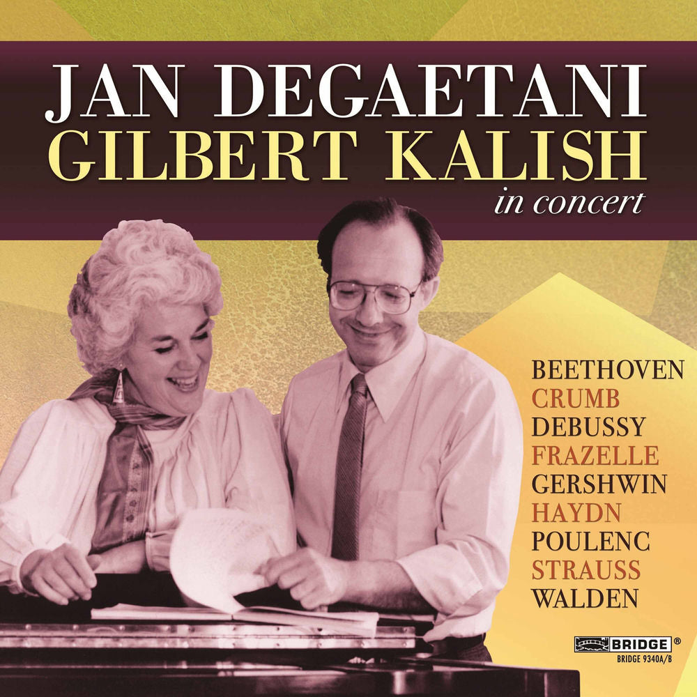 Jan Degaetani & Gilbert Kalish in Concert cover