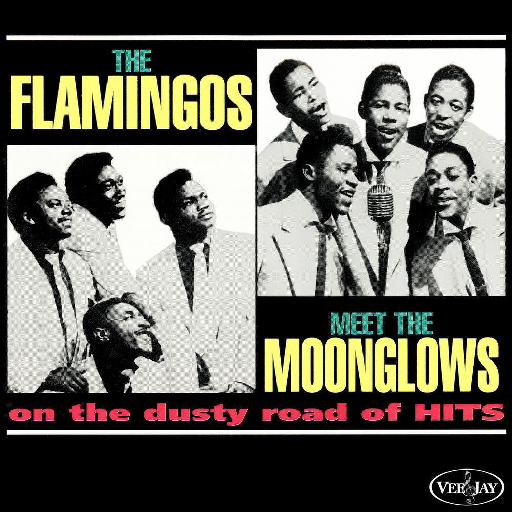 Flamingos Meet Moonglows on Dusty Road of Hits cover