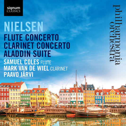 Carl Nielsen: Flute Concerto, Clarinet Concerto, Aladdin Suite cover