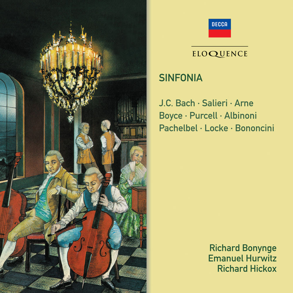 Sinfonia: Salieri, J.C. Bach, Arne, Purcell, Albinoni, Pachelbel cover