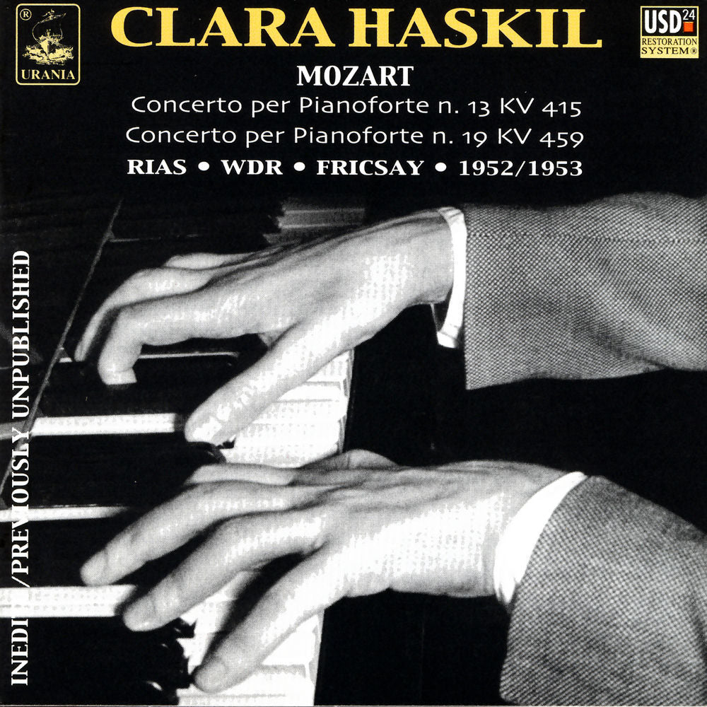 Clara Haskil Plays cover