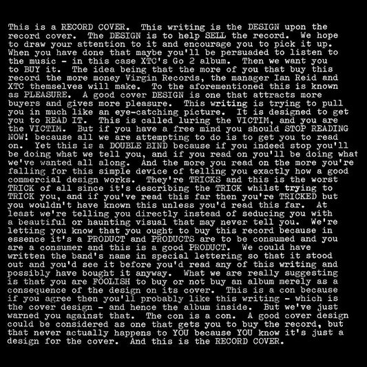 XTC : Go 2 cover