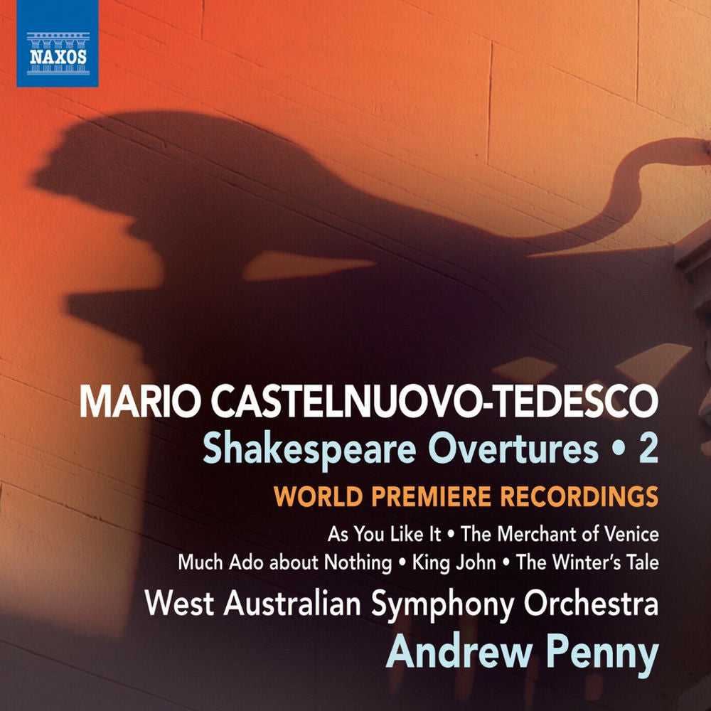 Castelnuovo-Tedesco: Shakespeare Overtures Vol. 2 cover