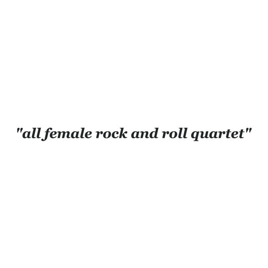 All Female Rock & Roll Quartet cover