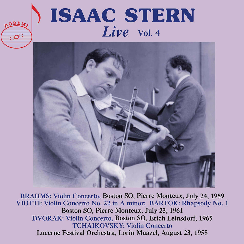 Isaac Stern Live 4 cover