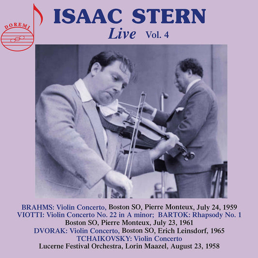 Isaac Stern Live 4 cover
