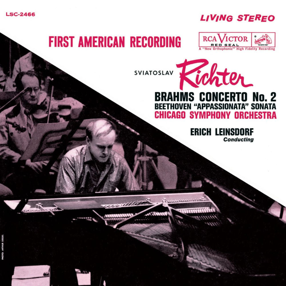 Brahms: Piano Concerto No. 2 / Beethoven: Piano Sonata No. 23,Op.57 ~ Richter cover