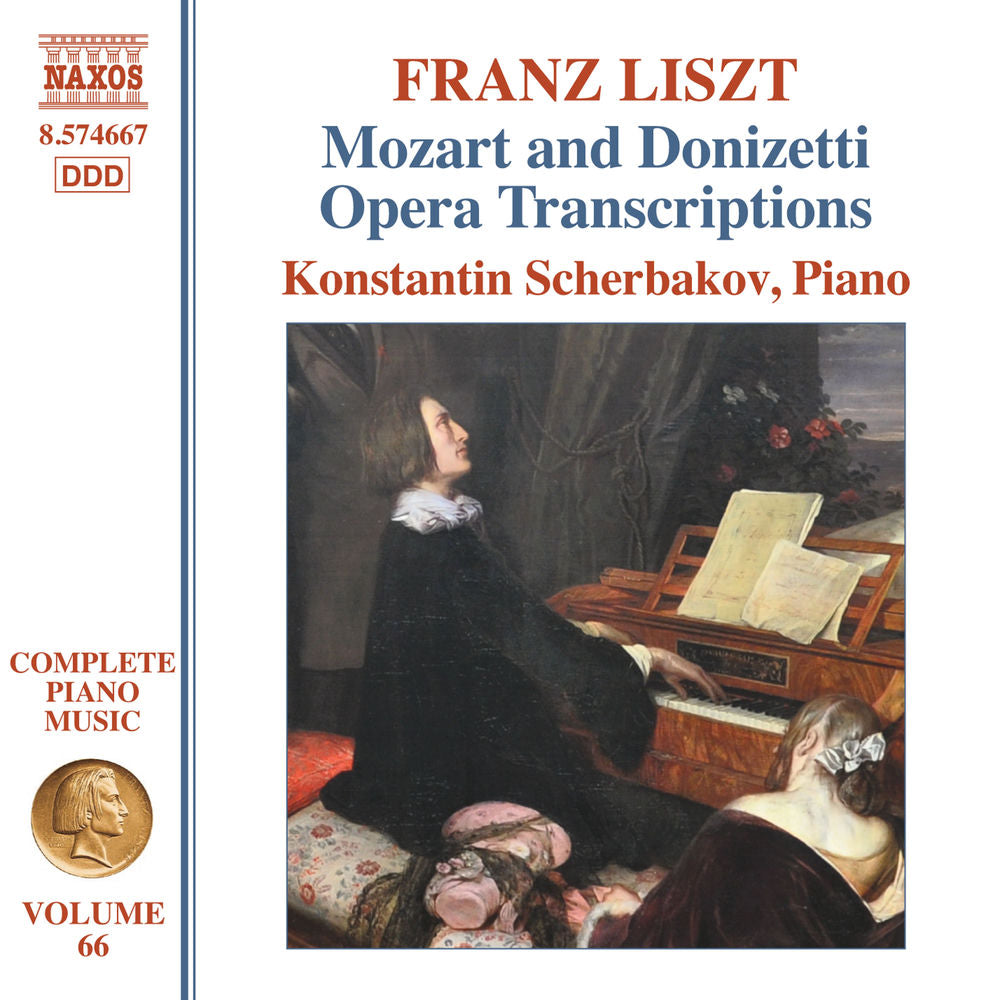 Liszt: Complete Piano Music, Vol. 66 - Mozart & Donizetti Opera Transcriptions cover