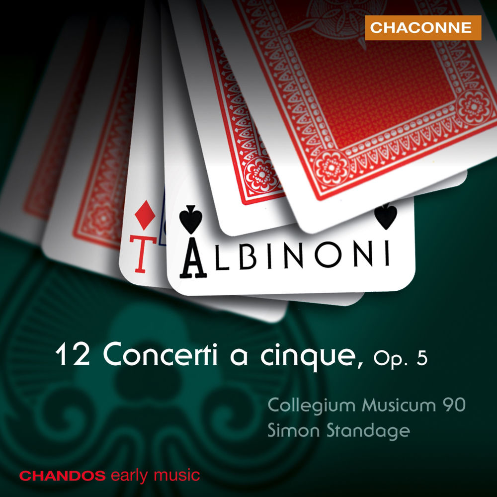 Albinoni: 12 Concerti a cinque Op 5 cover