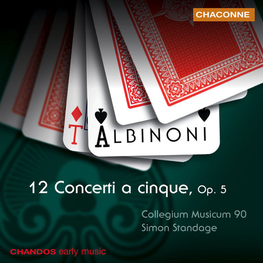 Albinoni: 12 Concerti a cinque Op 5 cover