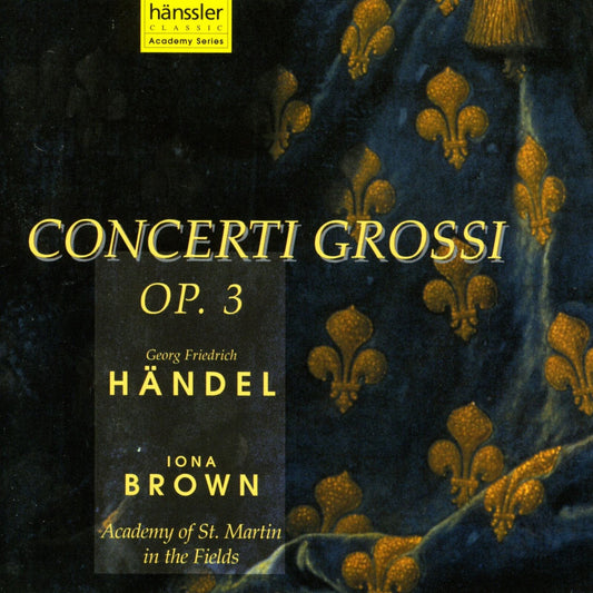 Handel: Concerti Grossi, Op. 3 cover