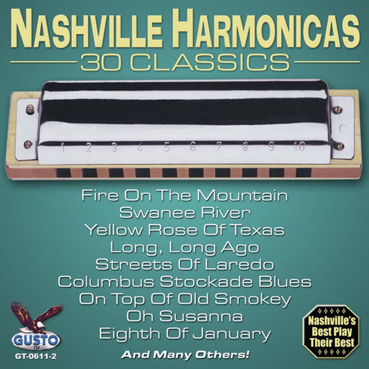 Nashville Harmonicas: 30 Harmonica Classics cover