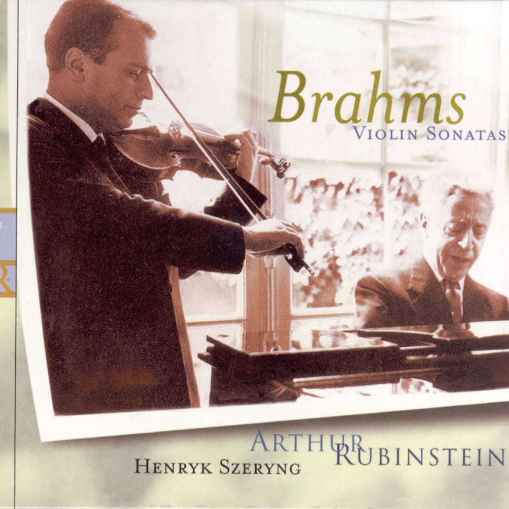 Brahms: Violin Sonatas (Rubinstein Collection, Vol. 41) cover