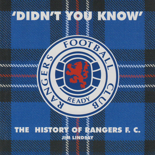 Didn't You Know - History Of Rangers F.C. cover