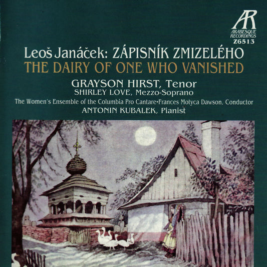 Janacek: The Diary Of One Who Vanished cover