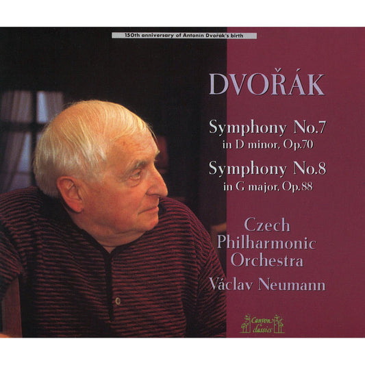 Dvorak: Symphonies Nos. 7 & 8 cover
