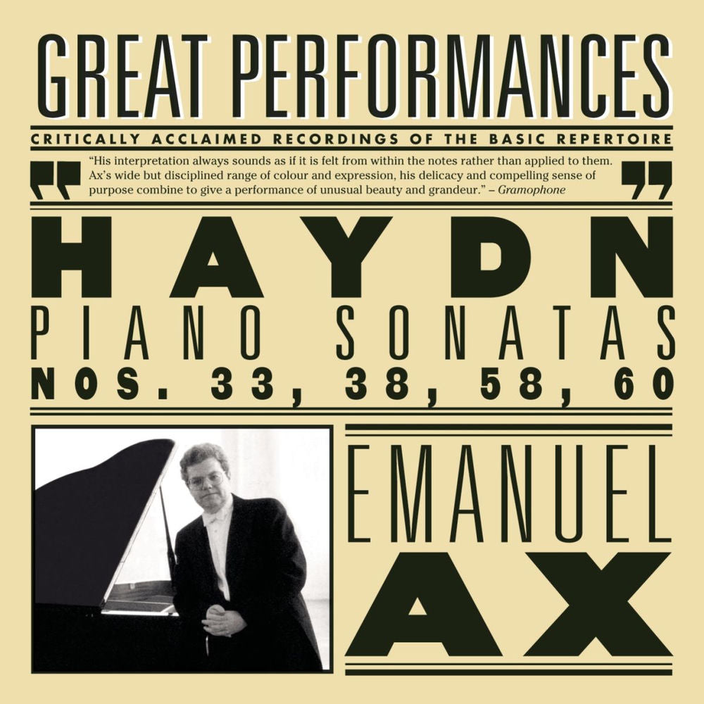 Haydn: Piano Sonatas Nos. 33, 38, 58 & 60 cover