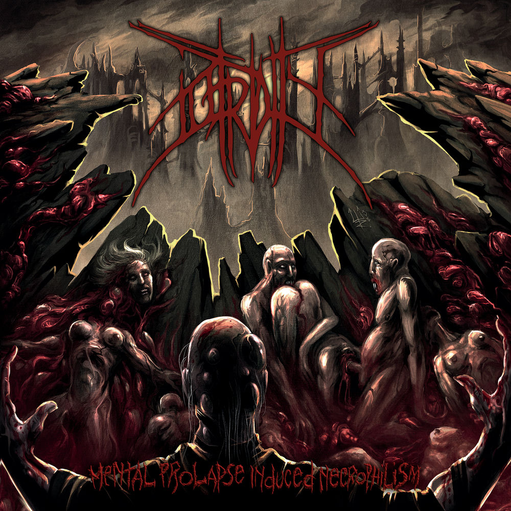 Mental Prolapse Induced Necrophilism[LP] cover