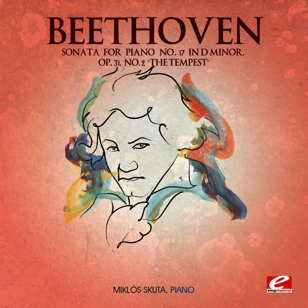 Sonata for Piano No. 17 in D Minor, Op. 31, No. 2 "The Tempest cover