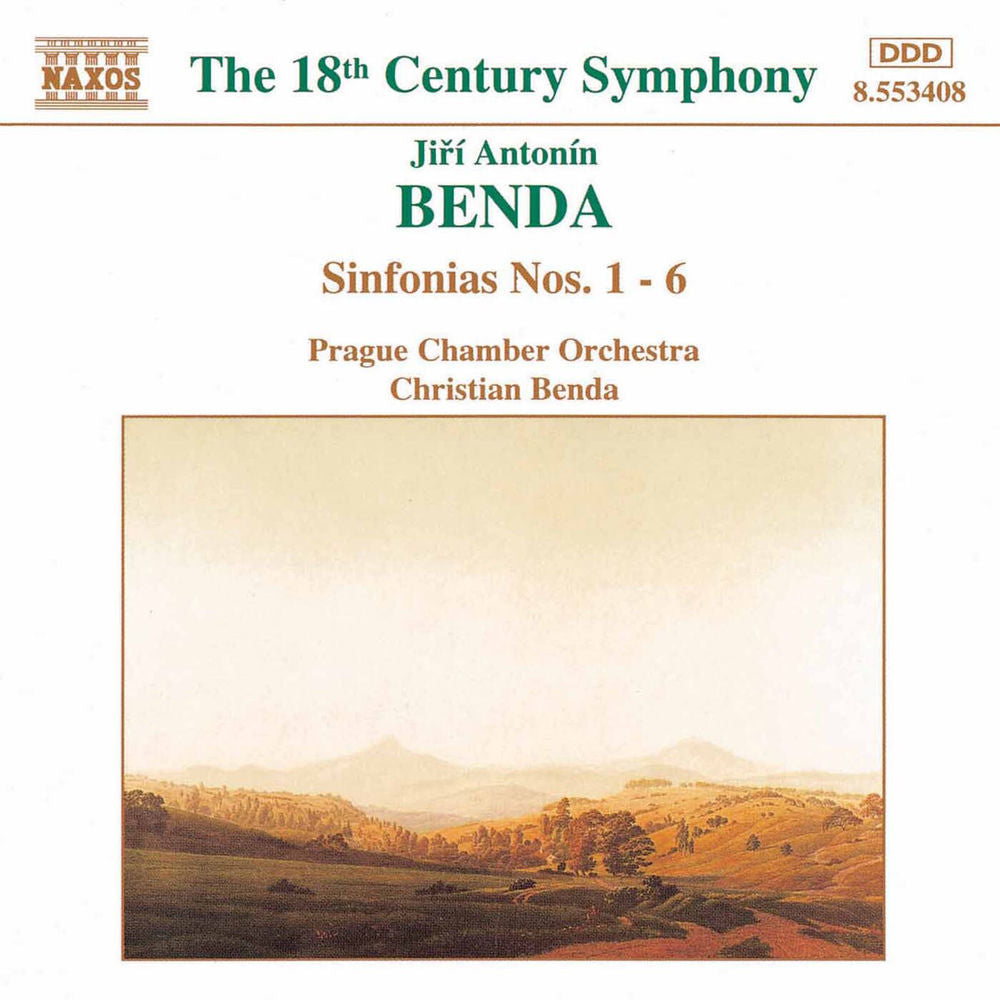 Benda: Sinfonias 1-6 cover