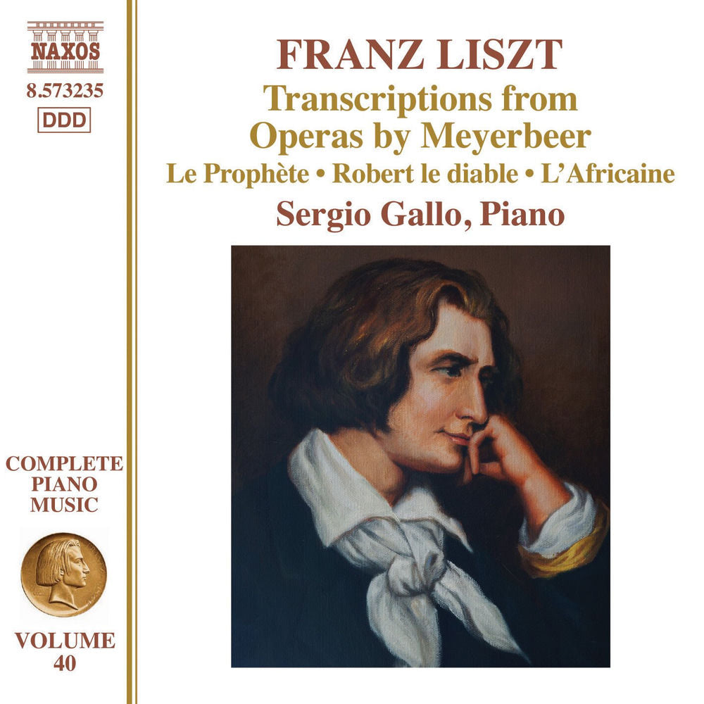 Transcriptions from Operas By Meyerbeer cover