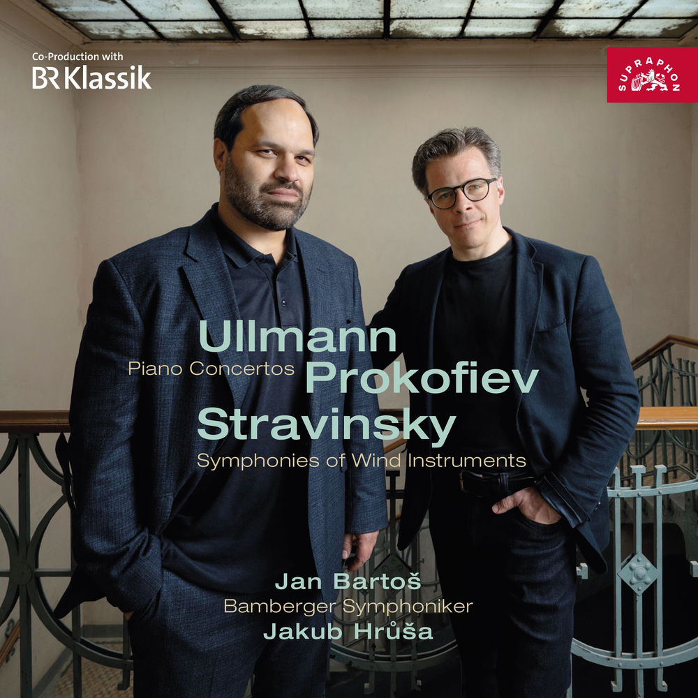 Jan Bartos, Bamberger Symphoniker, Jakub Hrusa – Ullmann, Prokofiev – Piano Concertos, Stravinsky – Symphonies of Wind Instruments cover