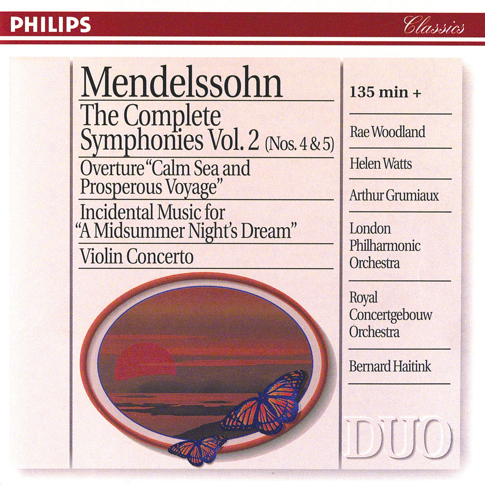 Mendelssohn: Midsummer Night's Dream / Violin Concerto cover