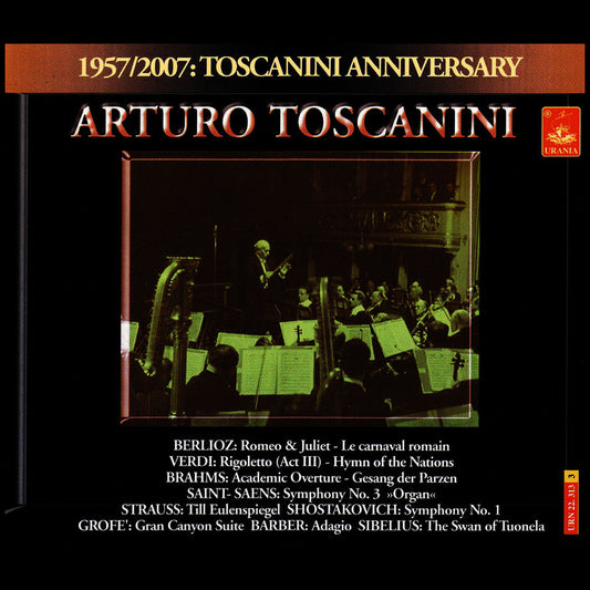 Toscanini Conducts Brahms cover