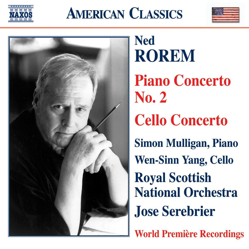 Rorem: Piano Concerto No. 2; Cello Concerto cover