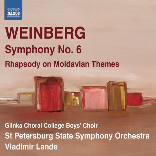 Weinberg: Symphony No. 6, Rhapsody on Moldavian Themes cover