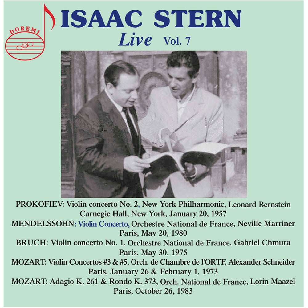 Isaac Stern Live 9 cover