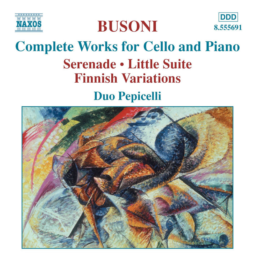Busoni: Complete Works for Cello & Piano cover