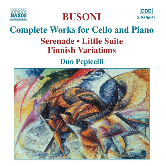 Busoni: Complete Works for Cello & Piano cover