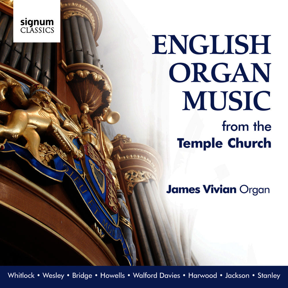 English Organ Music from Temple Church cover
