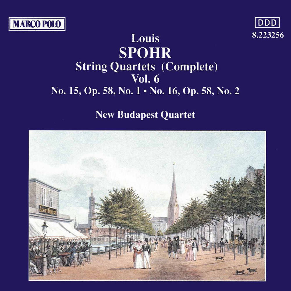 Spohr: String Quartets, Vol 6 cover