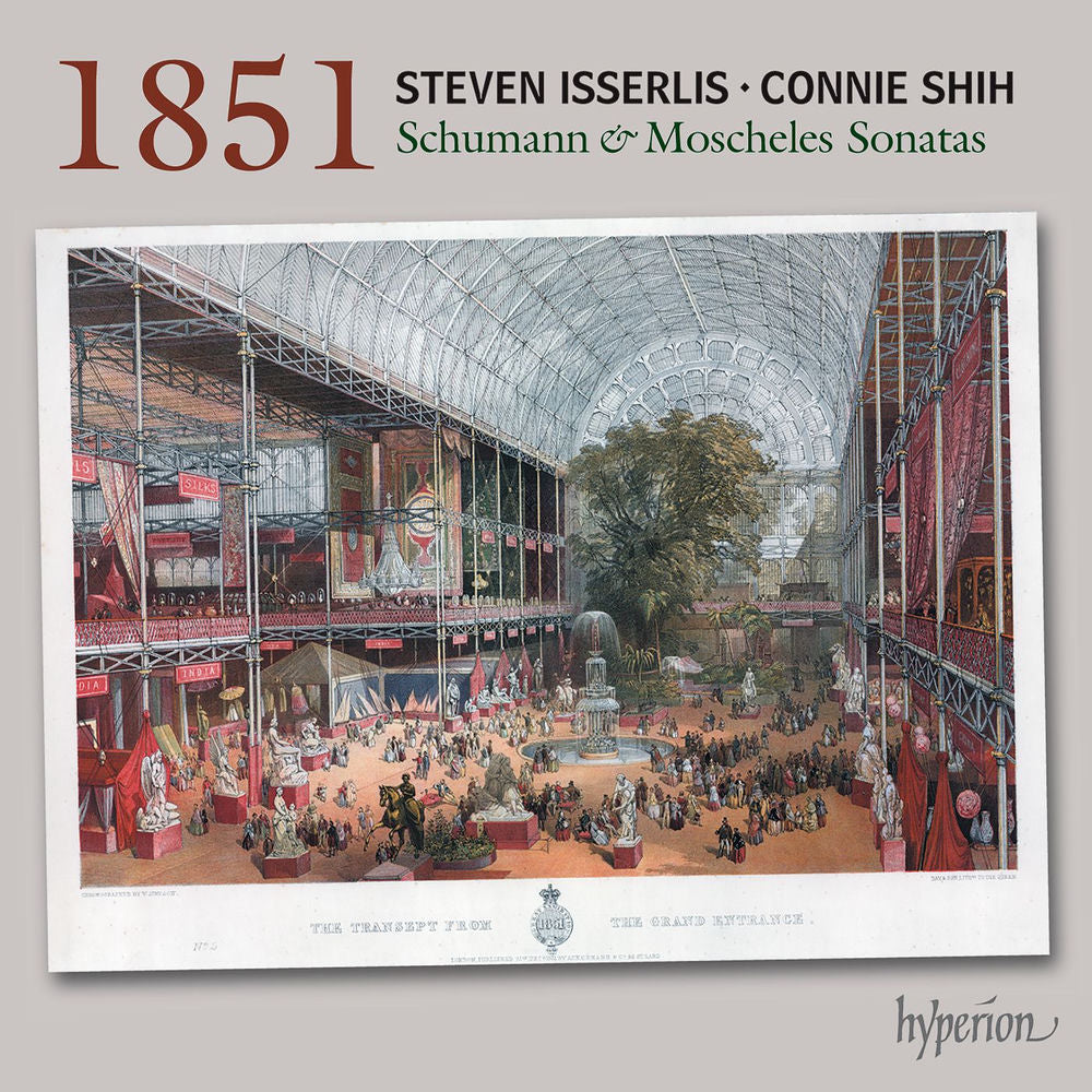 Schumann & Moscheles: 1851 Cello Sonatas cover