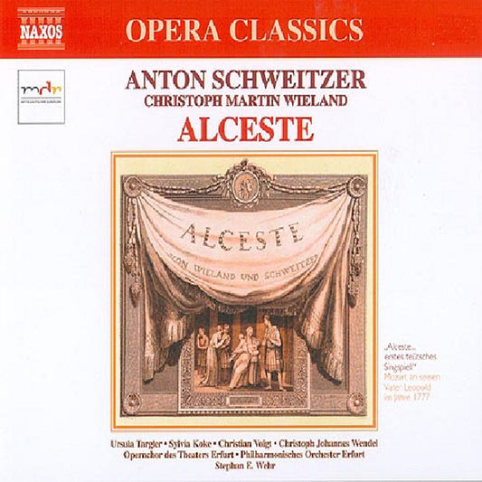 Anton Schweitzer: Alceste cover