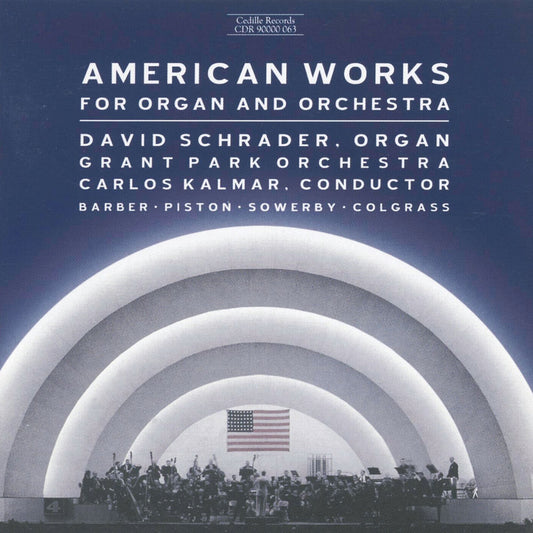 American Works for Organ and Orchestra cover