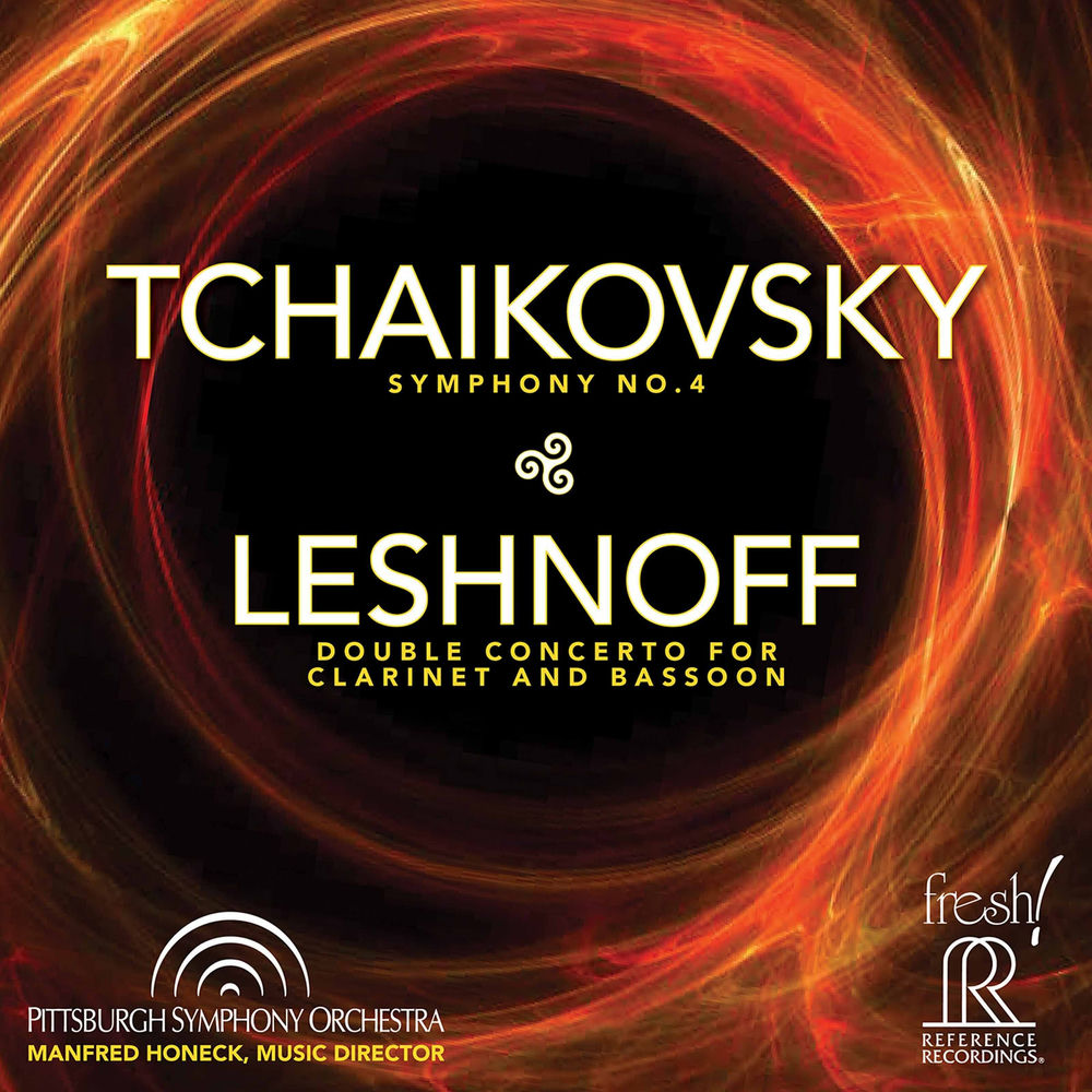 Tchaikovsky Symphony 4/Leshnoff Double Concerto for Clarinet and Bassoon. cover