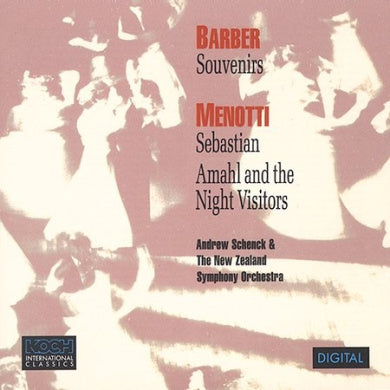 Barber: Souvenirs / Menotti: Sebastian; Introduction, March, and Shepherd's Dance from Amahl and the Night Visitors