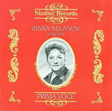 Zinka Milanov in Recital: Prima Voce