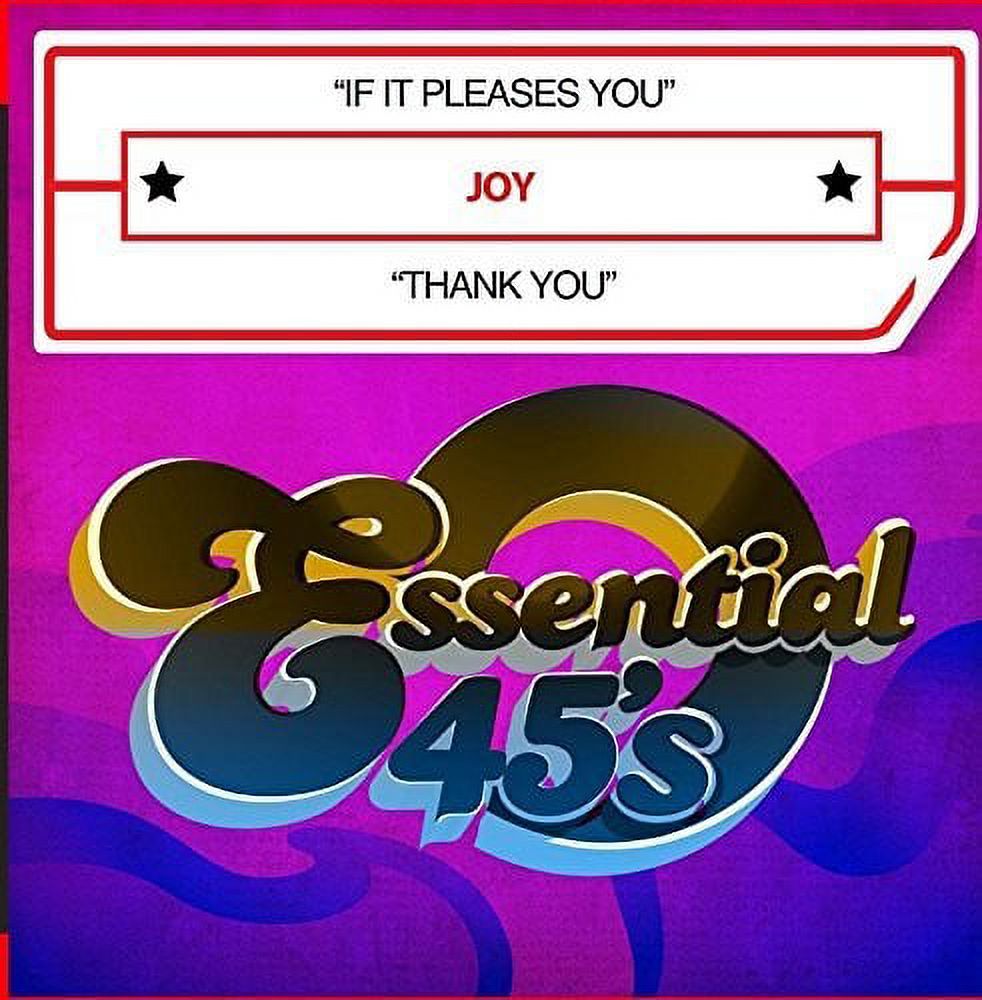 If It Pleases You / Thank You