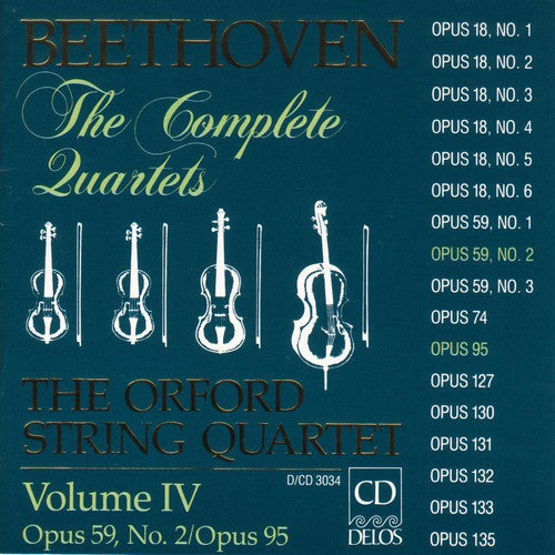Beethoven: Complete Quartets Vol.IV
