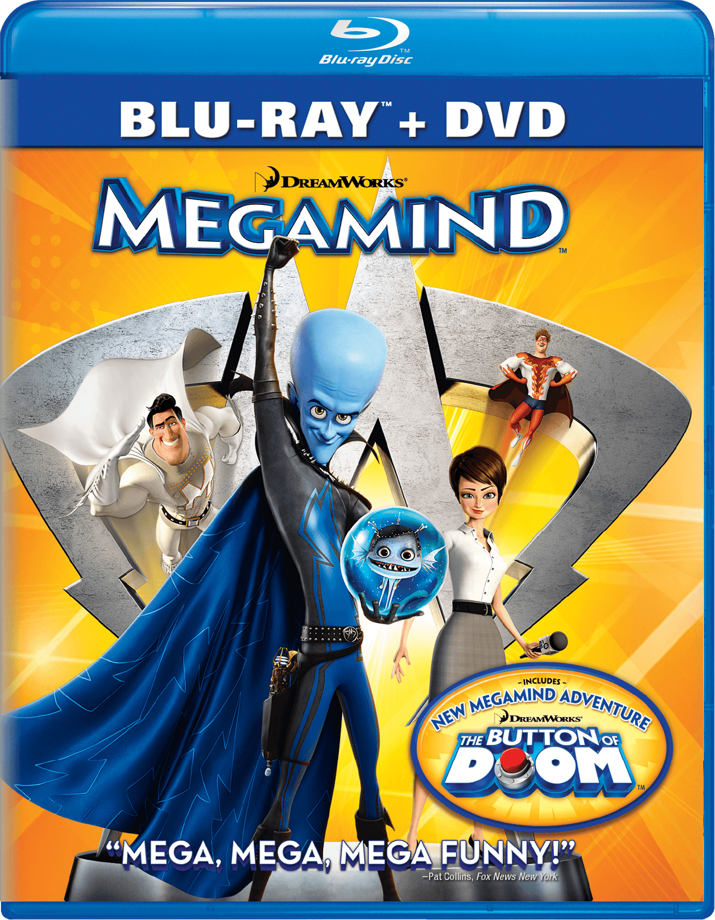 Megamind (Two-Disc Blu-ray/DVD Combo)