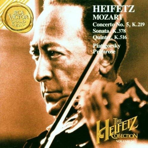 Heifetz Collection, Vol. 26: Mozart Violin Concerto, No. 5 / Quintet K.516 / Violin Sonata K.378