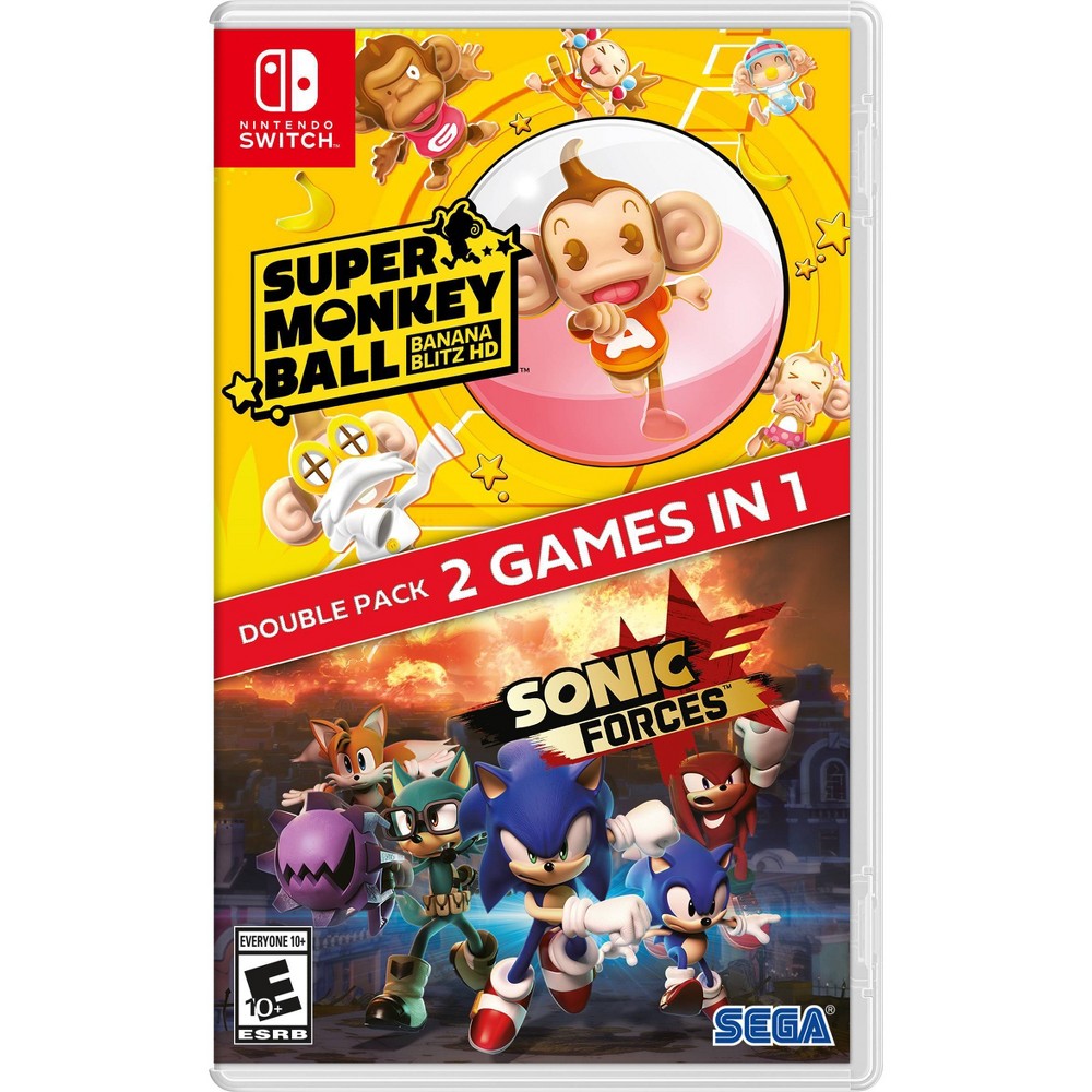 Sonic Forces + Super Monkey Ball: Banana Blitz HD Double Pack - Nintendo Switch